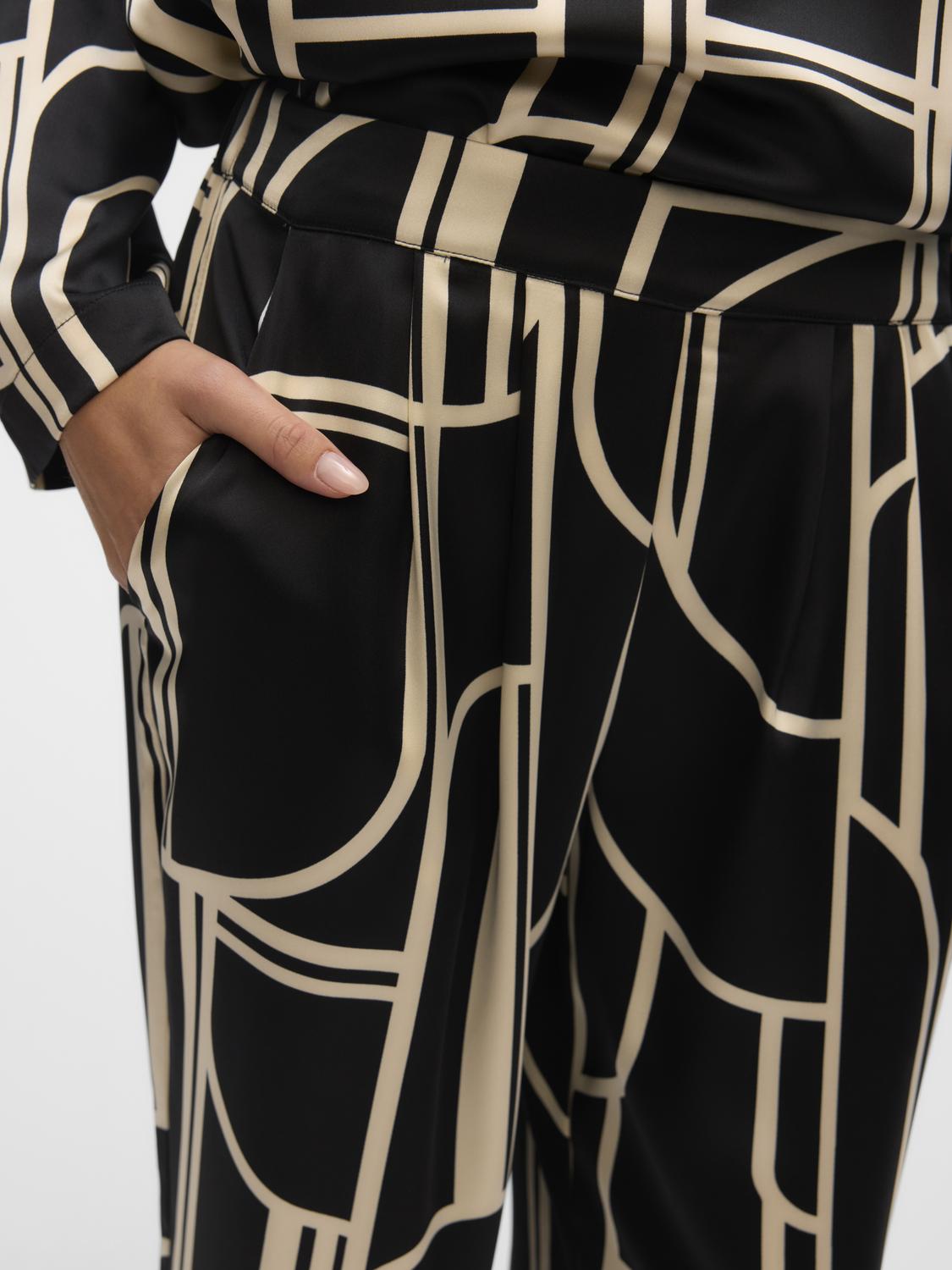 VMHADLEY Trousers - Black - VERO MODA & VILA Bergvik